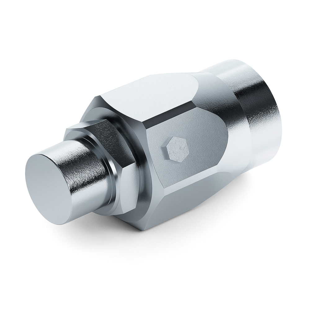 Stainless Steel Hydraulic In-Line Rotating Coupling, 1/4" BSP