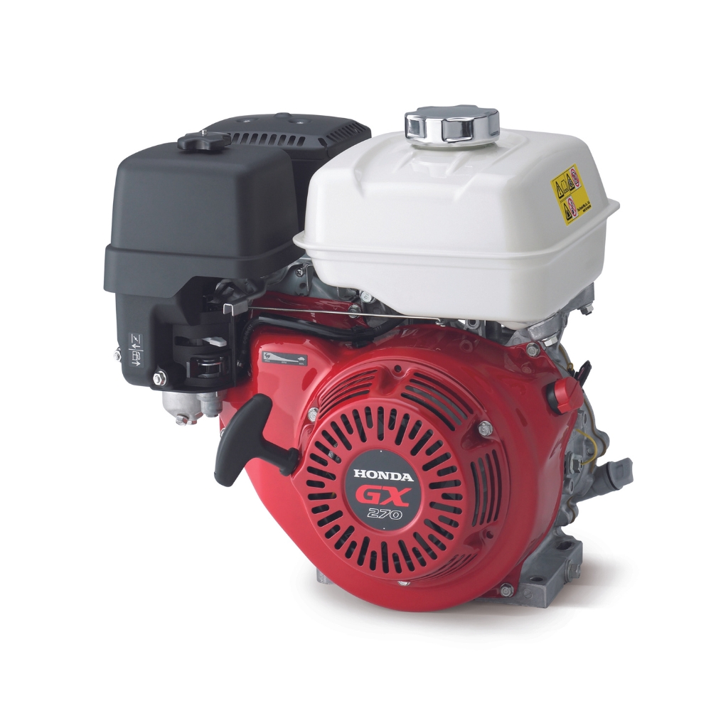 Honda GX270, 9.5 HP Petrol Engine, Electric Start, Horizontal Mount (Red) Honda GX270, 9.5 HP Petrol Engine, Electric Start, Horizontal Mount (Red)
