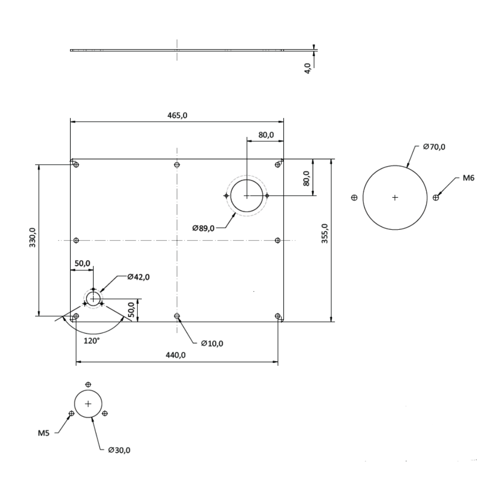 Hydraulic Steel Tank 39 Litre Oil Capacity with Drain Plug, Pre-Drilled Tank Lid and Gasket, Sprayed Black Hydraulic Steel Tank 39 Litre Oil Capacity with Drain Plug, Pre-Drilled Tank Lid and Gasket, Sprayed Black