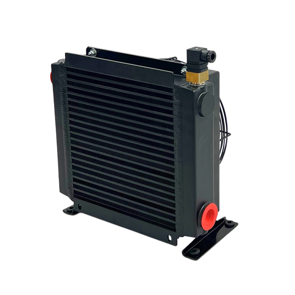 1PH / Single Phase 120L/min Air Blast Oil Cooler 1"Bsp c/w 60deg Fixed Thermostat 1PH / Single Phase 120L/min Air Blast Oil Cooler 1"Bsp c/w 60deg Fixed Thermostat