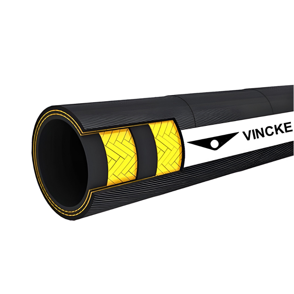 Vincke Standard Hydraulic Hose EN853 2SN 2 Wire, 1/4" Bore, 1 Metre