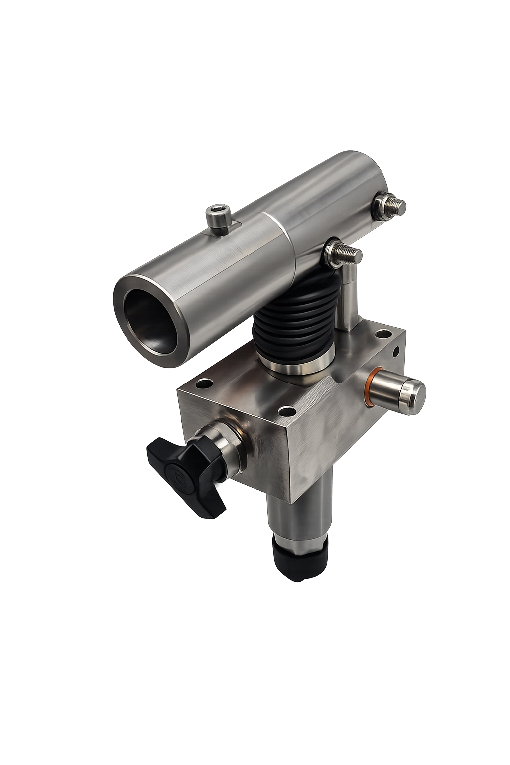 GL 316 Stainless Steel Double Stroke Hand Pump 19.4cc 300 Bar 3/8" Ports