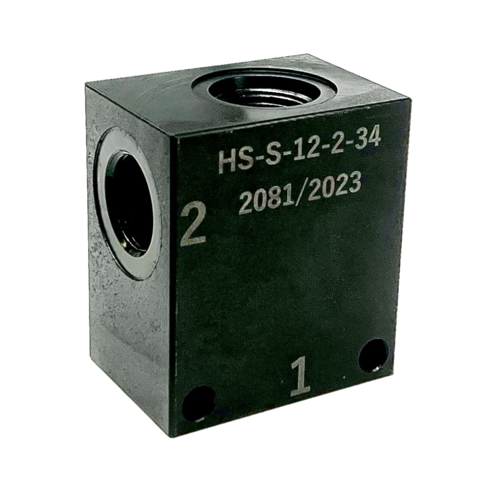 Verteiler für Hydrauliköl 1/4 BSP-Gewinde in A, B, P 3/8 BSP im Rücklauf