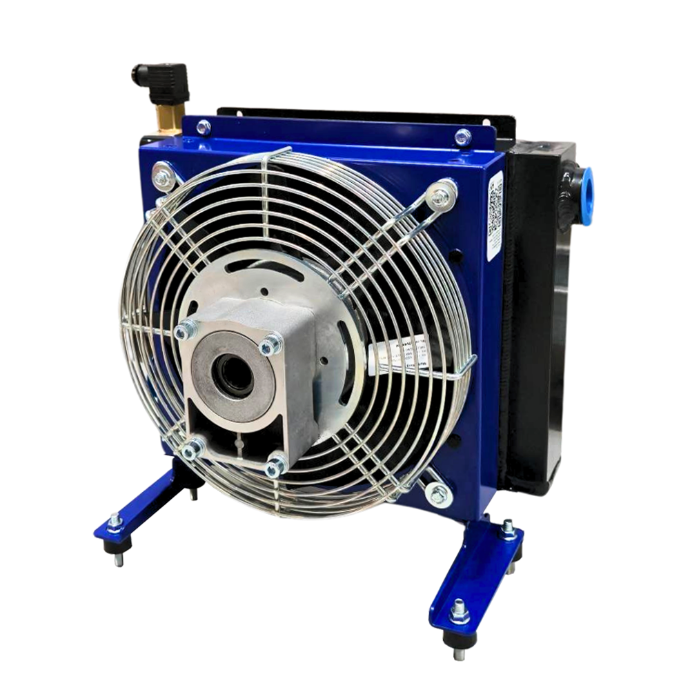 Air Blast Oil Cooler, Group 2 Motor Support, 140 L/min, 1" BSP
