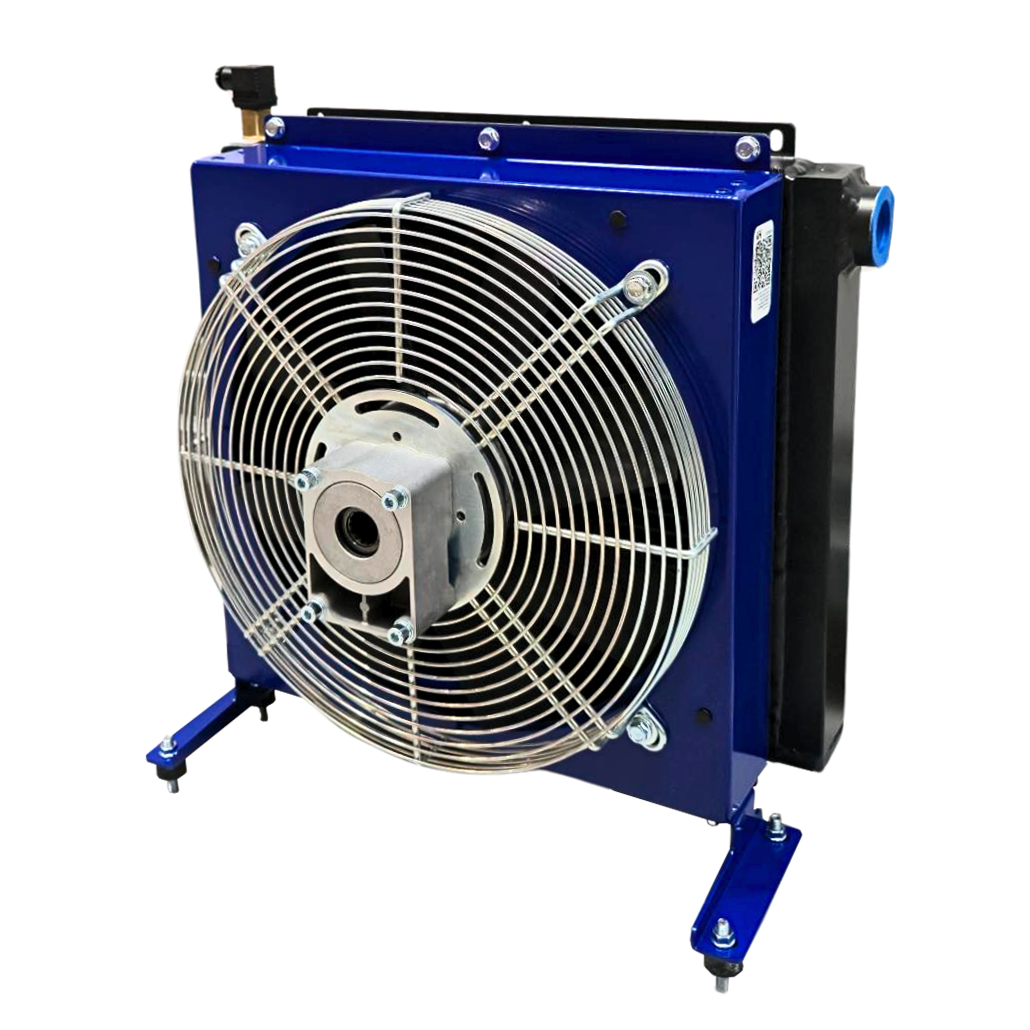 Air Blast Oil Cooler, Group 2 Motor Support, 160 L/min, 1" BSP