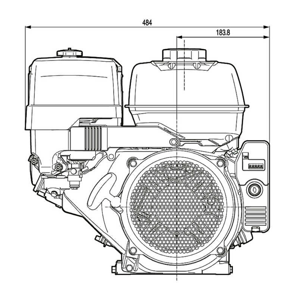 Honda iGX390, 11.7 HP Petrol Engine, Recoil/Electric Start, Horizontal Mount Honda iGX390, 11.7 HP Petrol Engine, Recoil/Electric Start, Horizontal Mount