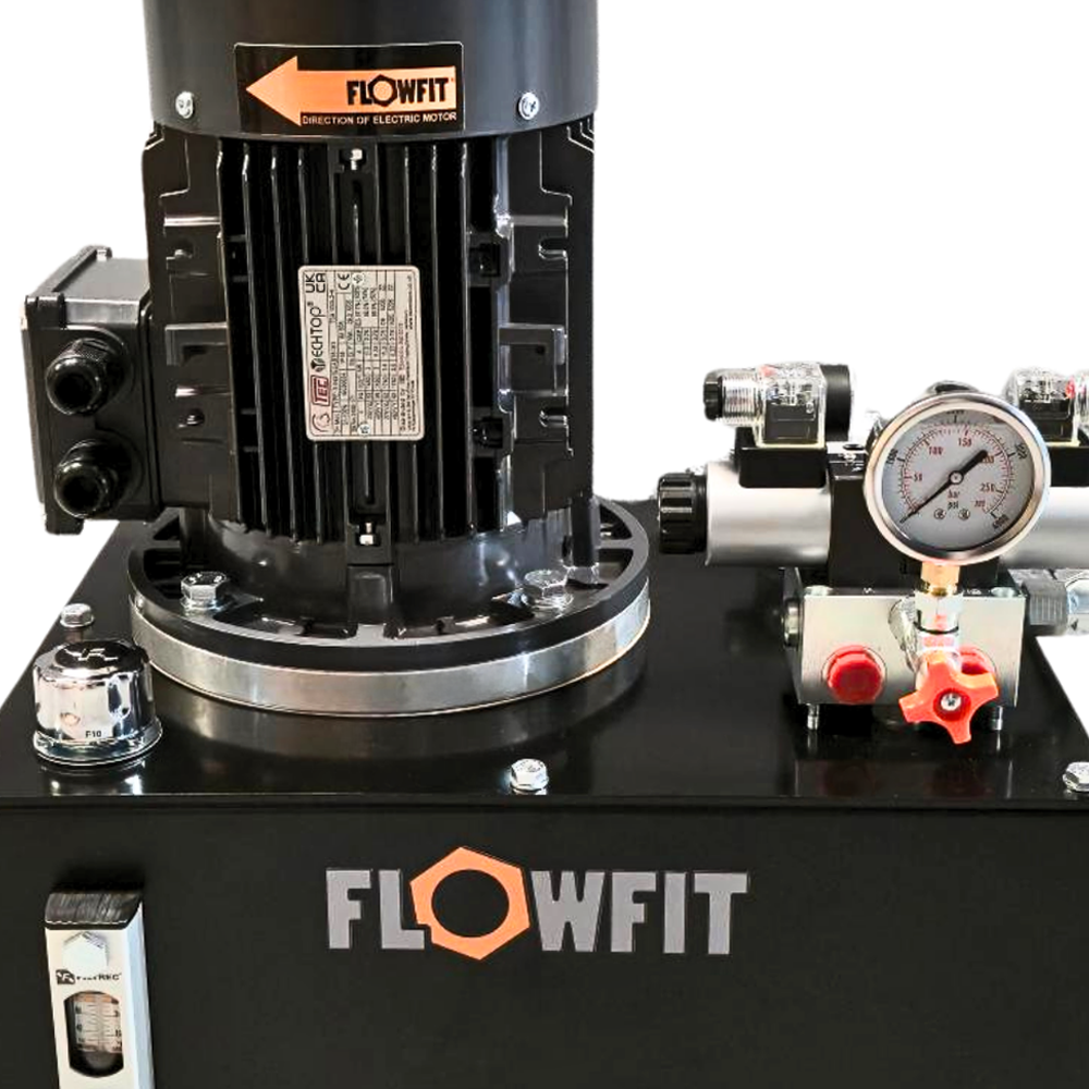 Hydraulic AC Power Unit, 4kW, 415V, 3 Phase, 3.7cc Pump, 10.7 L/min, 200 Bar, Double Acting, 39 Litre Tank Hydraulic AC Power Unit, 4kW, 415V, 3 Phase, 3.7cc Pump, 10.7 L/min, 200 Bar, Double Acting, 39 Litre Tank