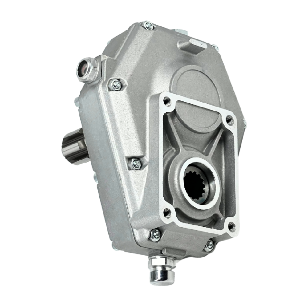 Hydraulic PTO Gearbox, 10kW, Male Shaft, Ratio 1:3, Group 2 Pumps, Series 6001