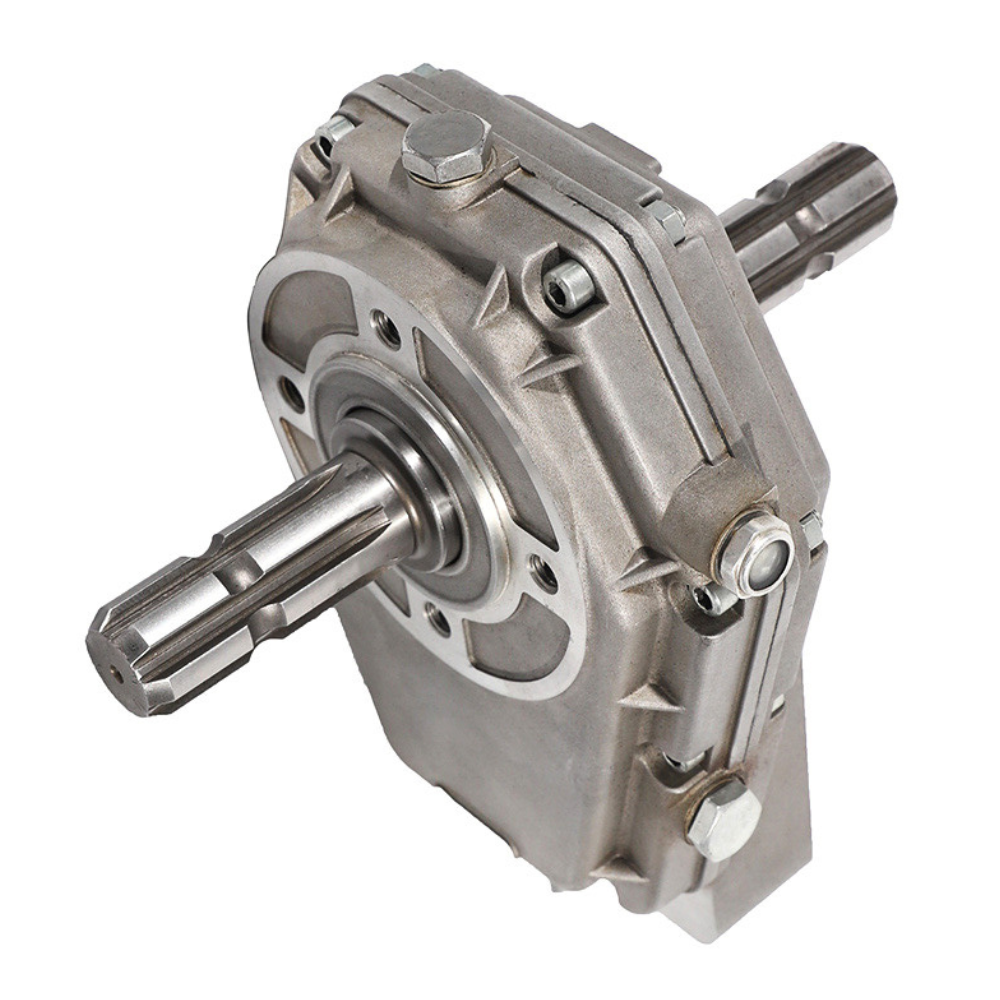 Hydraulic PTO Gearbox, 20kW, Male/Male Through Shaft, Ratio 1:3, Group 2 & 3 Pumps, Series 7107