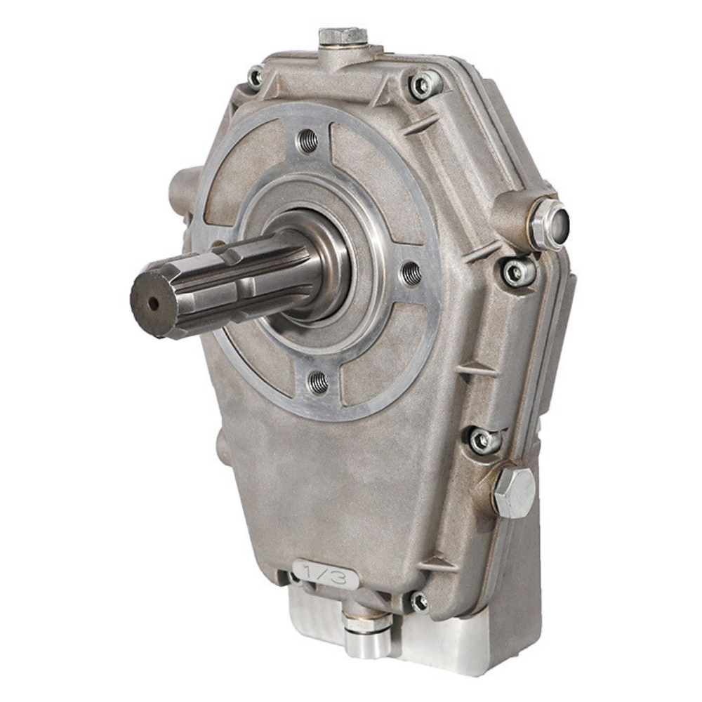 Hydraulic PTO Gearbox, 20kW, Male/Male Through Shaft, Ratio 1:3, Group 2 & 3 Pumps, Series 7107