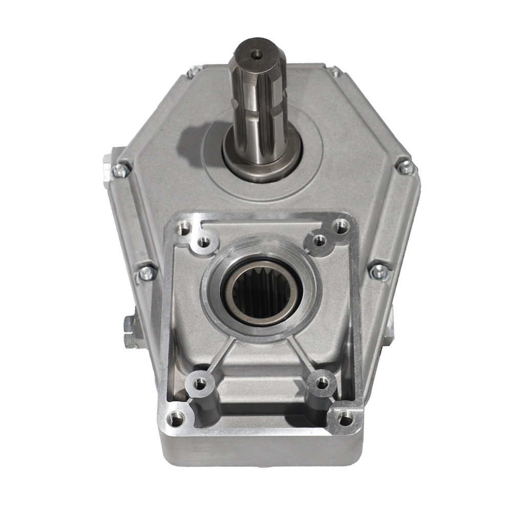 Hydraulic PTO Gearbox, 20kW, Quick Fitting Female/Male Through Shaft, Ratio 1:3, Group 2 & 3 Pumps, Series 7108