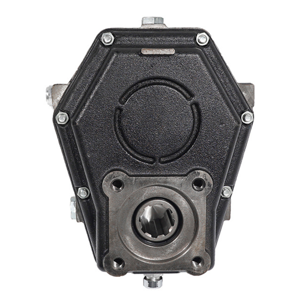 Hydraulic Cast Iron PTO Gearbox, 37kW, Quick Fitting Female Shaft, Ratio 1:3, 4 Bolt PTO Pump, Series 7204
