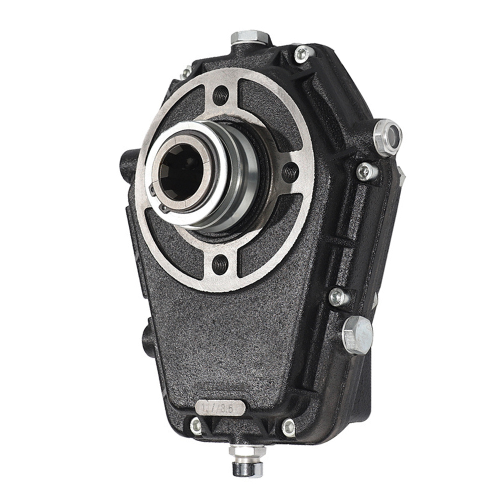 Hydraulic Cast Iron PTO Gearbox, 37kW, Quick Fitting Female Shaft, Ratio 1:3, 4 Bolt PTO Pump, Series 7204