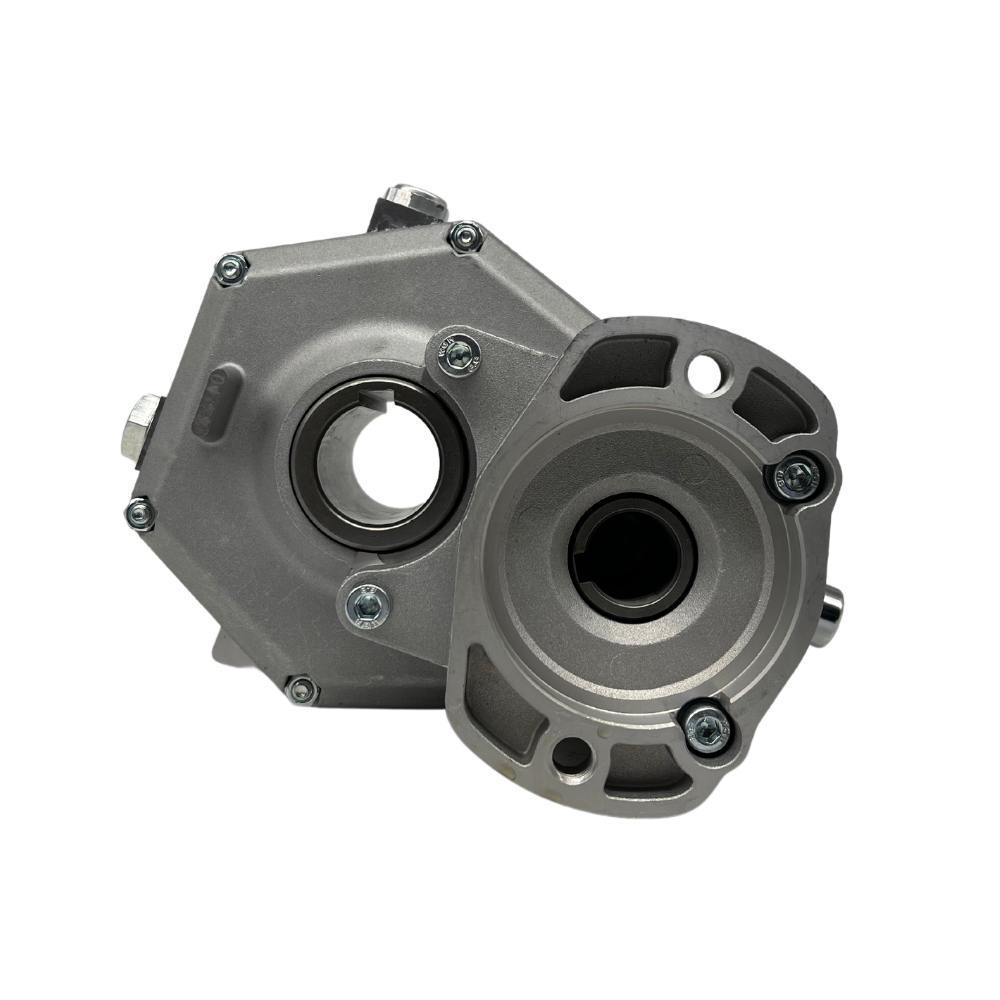 Flowfit Reduction Gearbox Group 2 10KW SAE A 2Bolt Mount 25mm 1:2 35mm Female Output Shaft