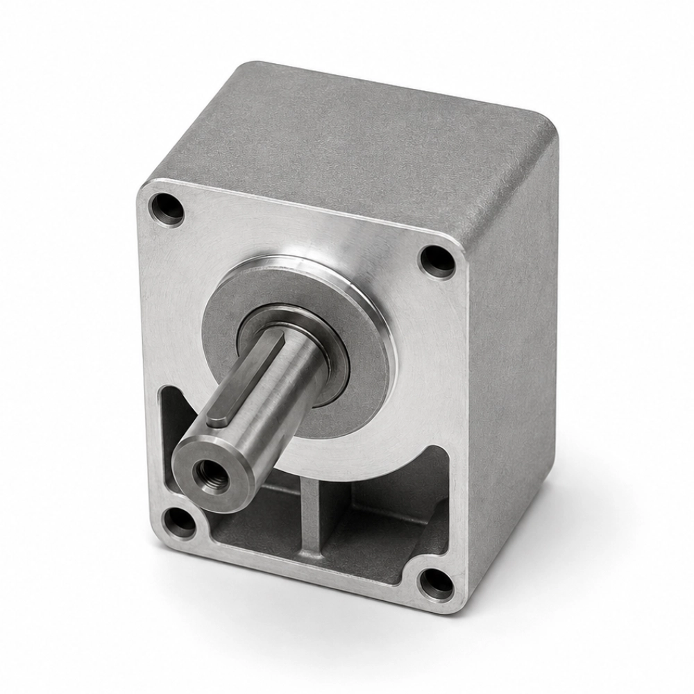 Gear Pump Bearing Support - Group 2, 18mm Cylindrical Shaft, 6mm Key