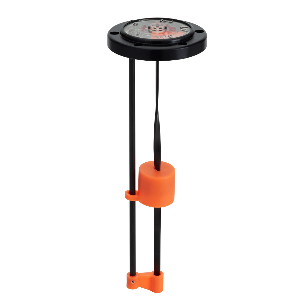 Flanged level indicator with float system length 300mm, for use with Oil