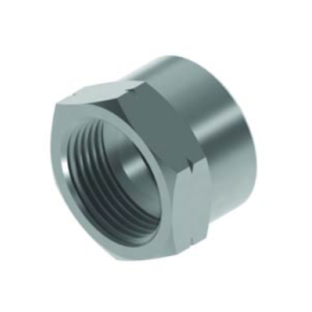 M10 x 1.5mm Pitch Crimp Nut Hydraulic Adaptor