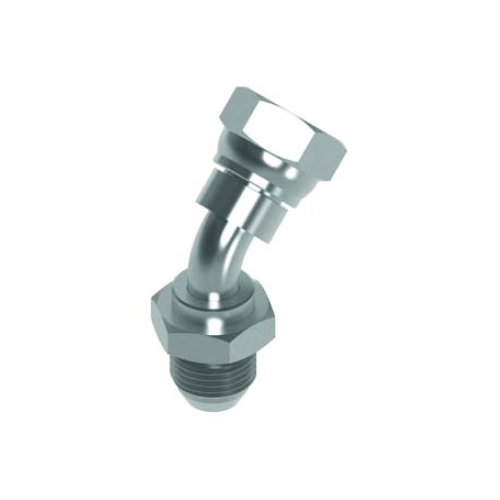 1/4 JIS M/F 135° Swept (BSP Threads) Hydraulic Adaptor 1/4 JIS M/F 135° Swept (BSP Threads) Hydraulic Adaptor