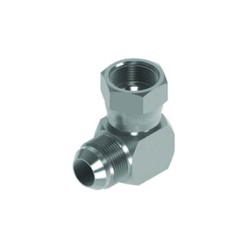 1/2 JIC x 1/2 JIC M/F 90° Compact Hydraulic Adaptor