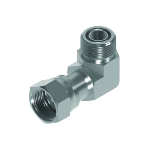9/16 Orfs M/F 90° Compact Hydraulic Adaptor 9/16 Orfs M/F 90° Compact Hydraulic Adaptor
