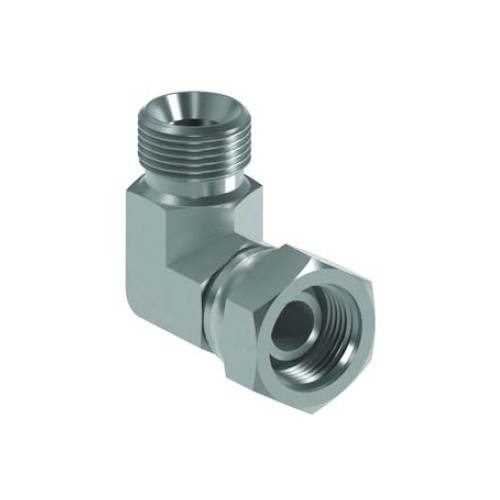 1/4 BSP x 1/4 BSP M/F 90° Forged Elbow Hydraulic Adaptor
