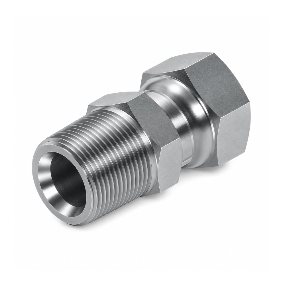 1/4" BSPT 60° Coned Male to 1/4" BSP Swivel Female Hydraulic Adaptor 1/4" BSPT 60° Coned Male to 1/4" BSP Swivel Female Hydraulic Adaptor