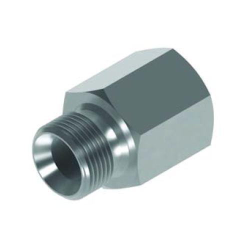 1/4 BSP x 7/16 SAE M/Fix Fem Ext Hydraulic Adaptor 1/4 BSP x 7/16 SAE M/Fix Fem Ext Hydraulic Adaptor