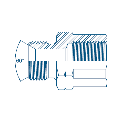 M12 x M12 M/Fix Fem Ext 1.5mm Pitch Hydraulic Adaptor M12 x M12 M/Fix Fem Ext 1.5mm Pitch Hydraulic Adaptor