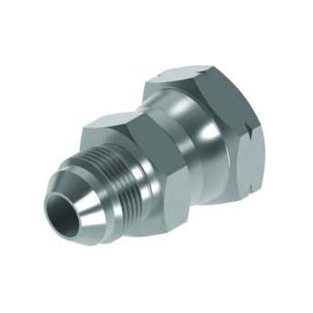 7/16 JIC x M12 1.5mm Pitch M/F Hydraulic Adaptor 7/16 JIC x M12 1.5mm Pitch M/F Hydraulic Adaptor