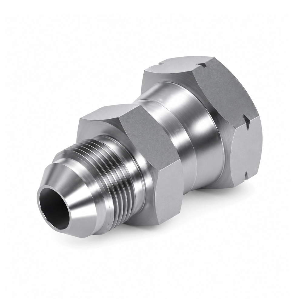 7/16" JIC Male to M12 1.5mm Pitch Swivel Female Hydraulic Adaptor 7/16" JIC Male to M12 1.5mm Pitch Swivel Female Hydraulic Adaptor