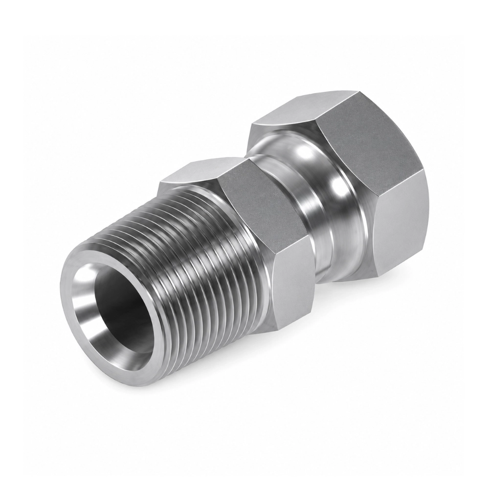 1/8" NPTF Male to 1/8" BSP Swivel Female Hydraulic Adaptor