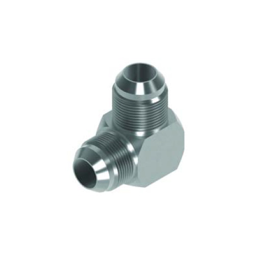 7/16 JIC x 7/16 JIC M/M 90° Compact Hydraulic Adaptor 7/16 JIC x 7/16 JIC M/M 90° Compact Hydraulic Adaptor