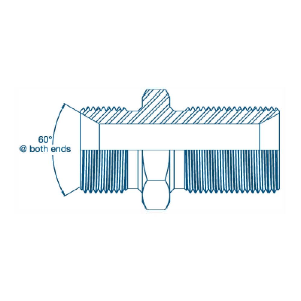 1/8 BSP M/M Bulkhead Only