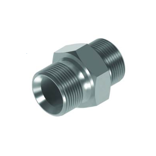1/8 BSP x 9/16 Orfs M/M Less Oring Hydraulic Adaptor 1/8 BSP x 9/16 Orfs M/M Less Oring Hydraulic Adaptor