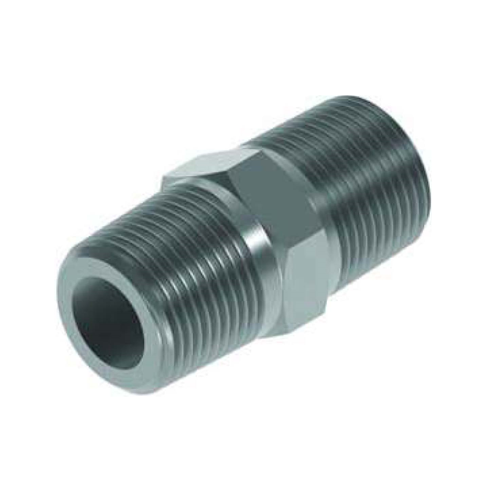 1/4 BSPT x 3/8 BSPT M/M Hydraulic Adaptor 1/4 BSPT x 3/8 BSPT M/M Hydraulic Adaptor