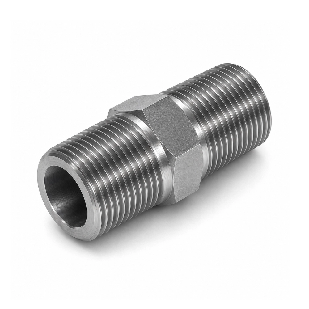 1/4" BSPT Male to Male Hydraulic Adaptor 1/4" BSPT Male to Male Hydraulic Adaptor