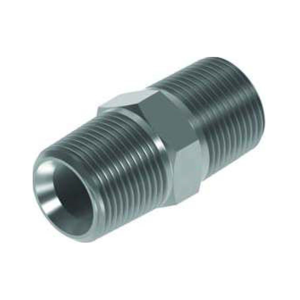 1/4 BSPT M/M Coned Both Ends Hydraulic Adaptor 1/4 BSPT M/M Coned Both Ends Hydraulic Adaptor