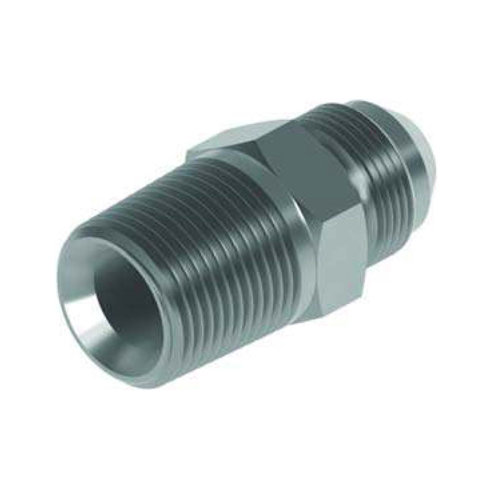 1/8 BSPT 60°CONED x 7/16 JIC M/M Hydraulic Adaptor 1/8 BSPT 60°CONED x 7/16 JIC M/M Hydraulic Adaptor
