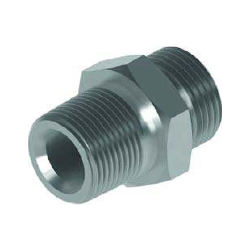 3/8 Npt x 1/2 SORB LESS ORING M/M Hydraulic Adaptor 3/8 Npt x 1/2 SORB LESS ORING M/M Hydraulic Adaptor