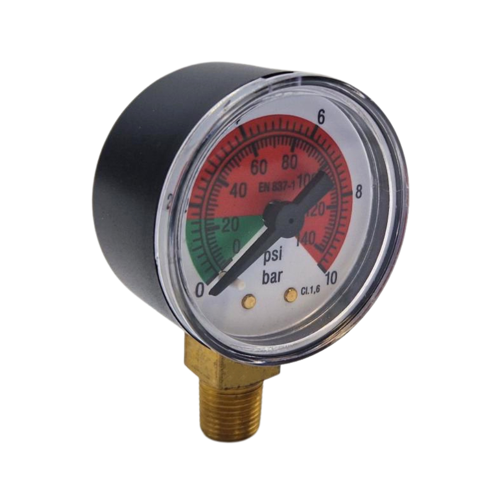 MRC Filtrec Return Clogging Indicator, Pressure Gauge, Grn03Bar Red3