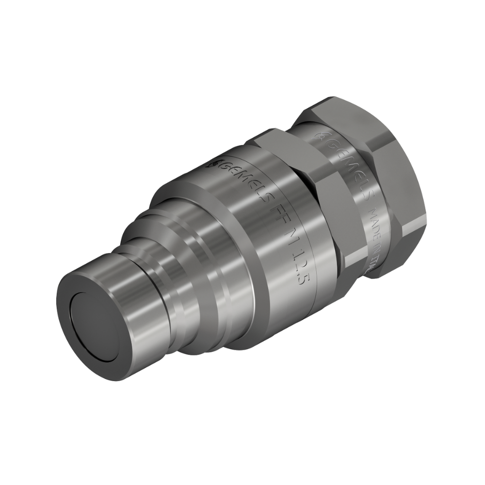 Gemels, Flat Face, Quick Release Couplings, Male, 1/4" BSP, DN/ISO 6.3