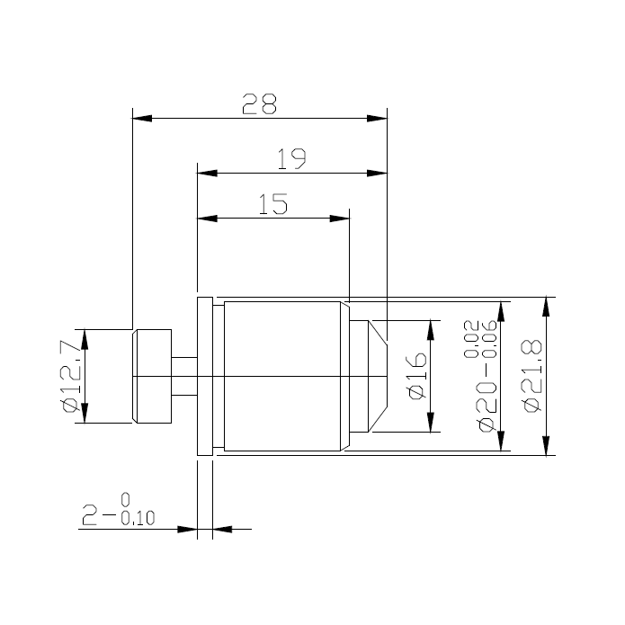 NG16 Pre Loading Valve for Cetop 7 Solenoid Valves