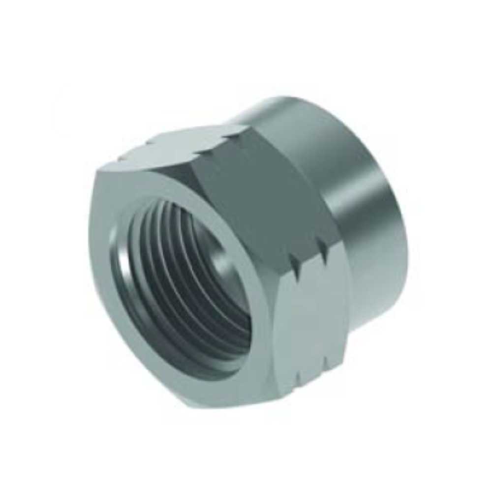 1/8 NPSM Crimp Nut Hydraulic Adaptor
