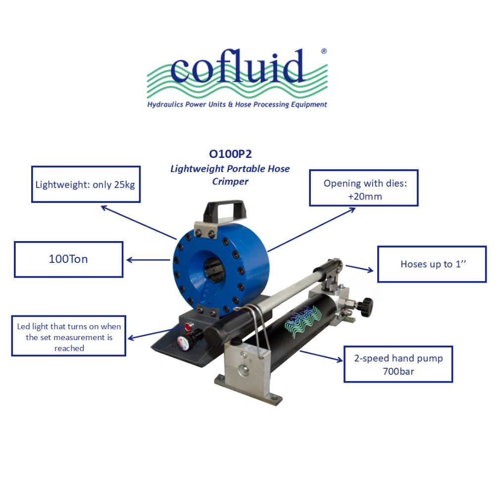 Cofluid Portable Manual Hydraulic Crimping Machine