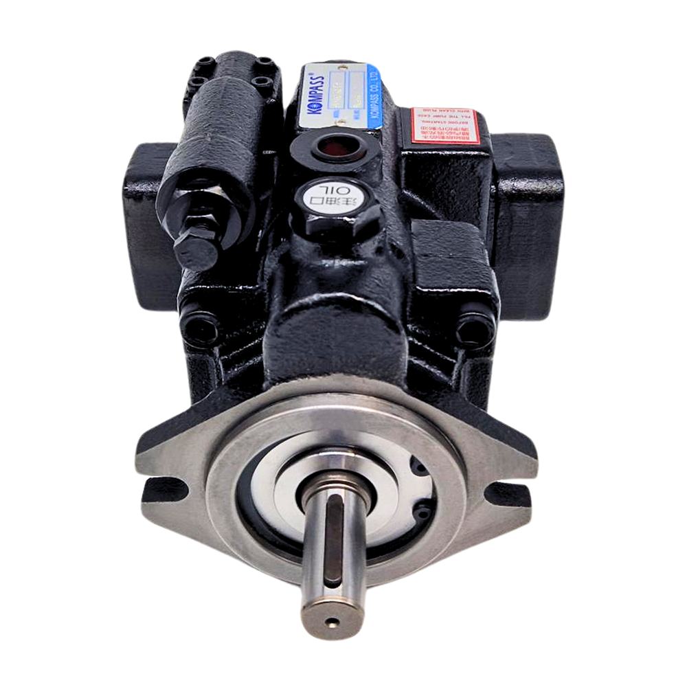 Kompass PVS Hydraulic Piston Pump, 100CC, 30-286 Bar, Standard Compensator