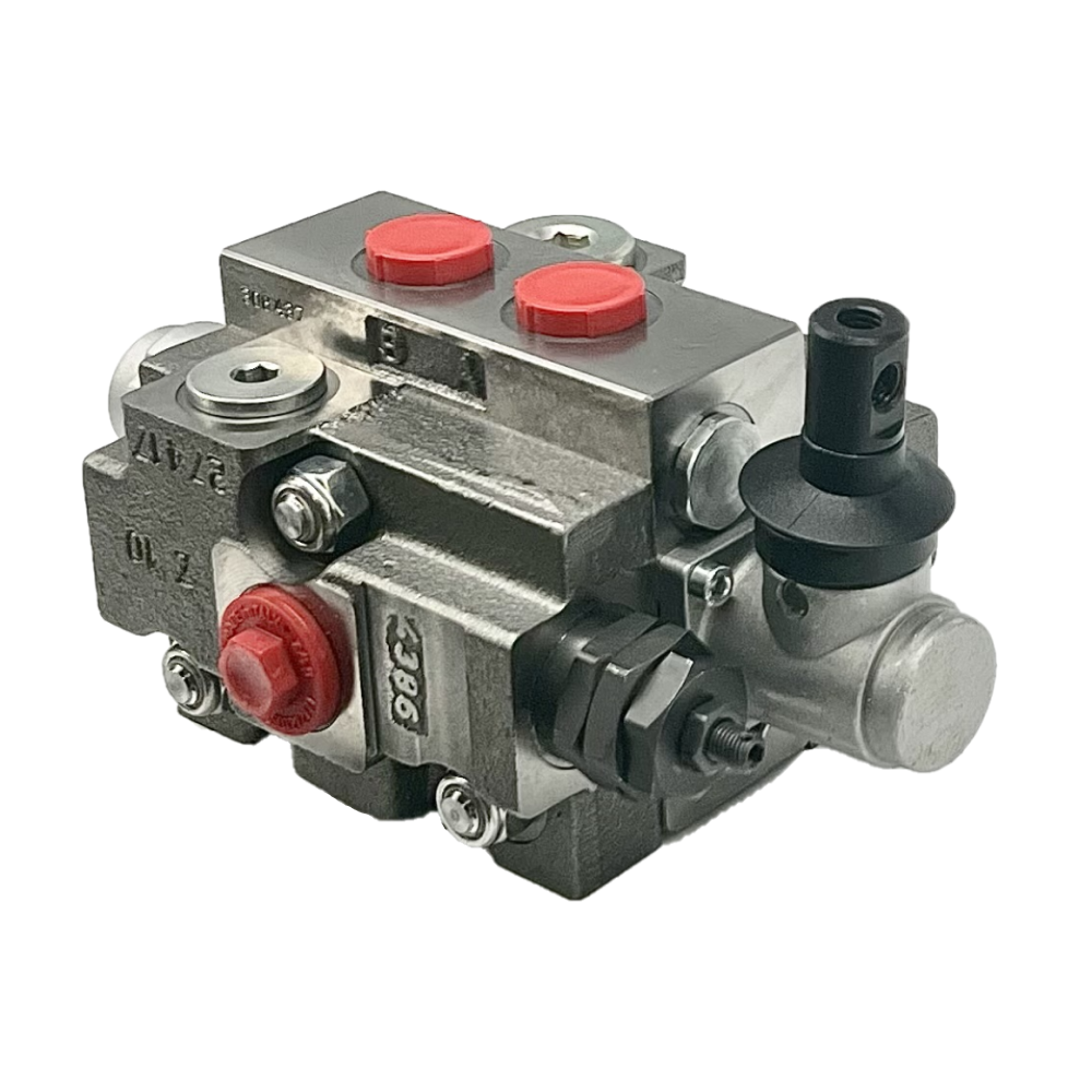 Q80 1 Bank Slice Valve, 80L/min, D/Acting, Spring Return, Predrilled for Port Relief/Anti Cav