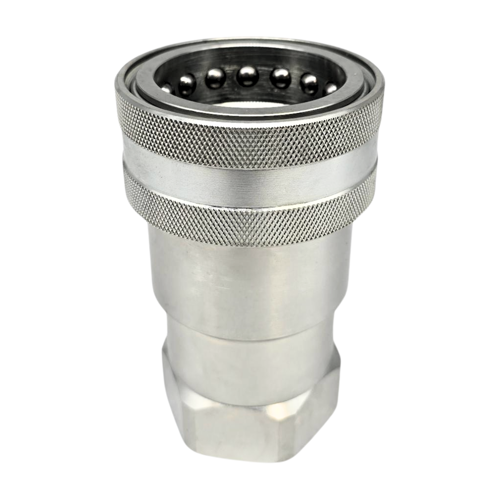Hydraulic ISO A quick release coupling, Female, 2" BSP Hydraulic ISO A quick release coupling, Female, 2" BSP