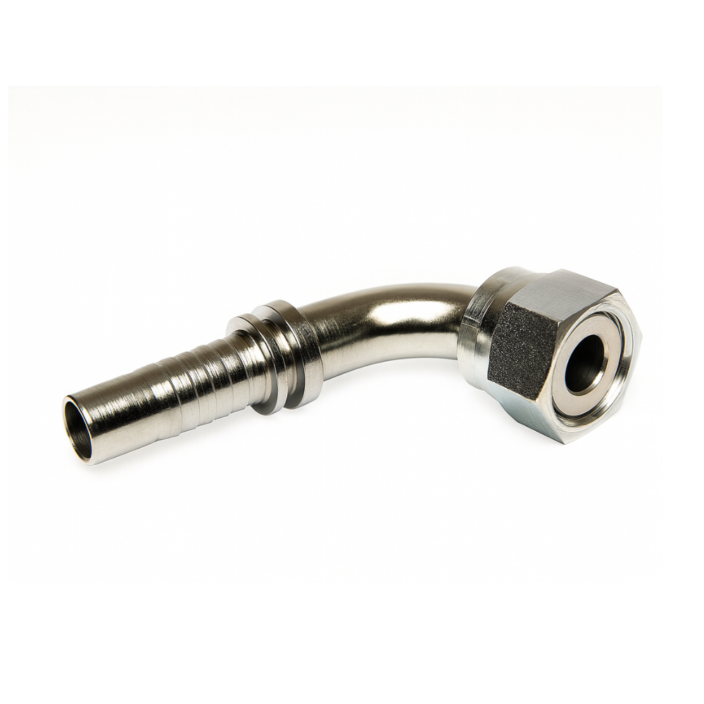 Vincke ORFS 90° Swept Elbow Female 1.3/16" x 5/8" Hose Vincke ORFS 90° Swept Elbow Female 1.3/16" x 5/8" Hose