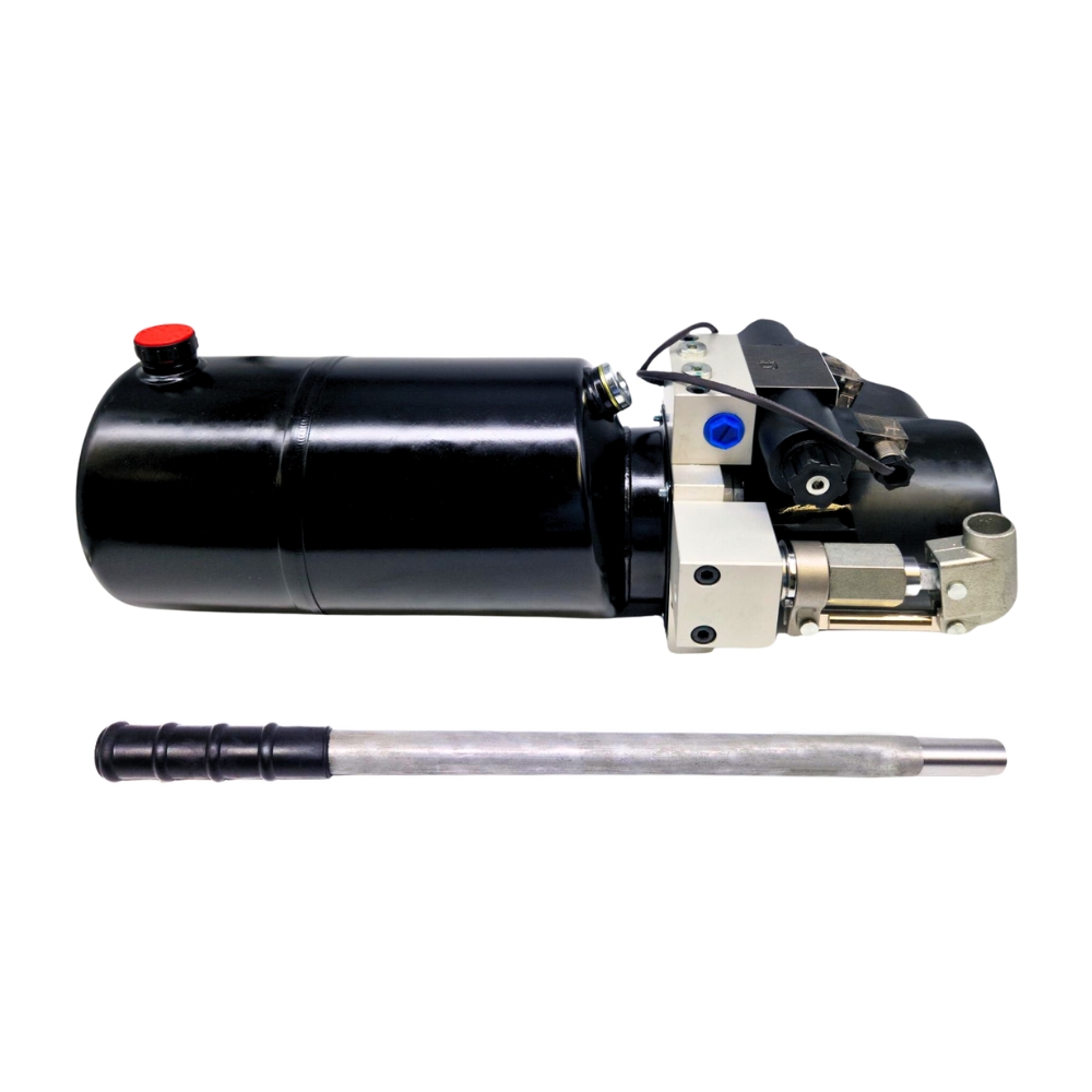 Flowfit Double Acting Hydraulic Power Pack 8L Steel Tank & Pump 12V DC 1.6KW Flowfit Double Acting Hydraulic Power Pack 8L Steel Tank & Pump 12V DC 1.6KW