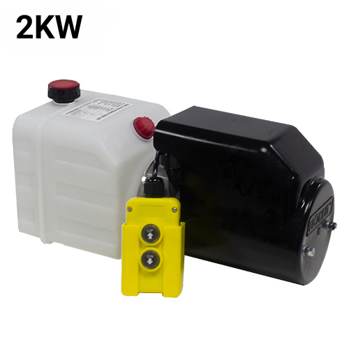 Flowfit 24V DC Single Acting Hydraulic Power pack 2KW with 4.5L Tank